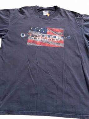Vintage 2001 All Sport United We Stand September 11 USA T-Shirt Gray XL